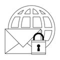 Email browsing security in black and white