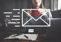 Email Communication Correspondance Envelope Concept Royalty Free Stock Photo