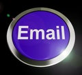 Email concept icons means electronic mail correspondence using internet - 3d illustration