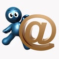 Email contact and support centre icon symbol