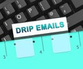 Email Drip Marketing Newsletter Outreach 3d Rendering