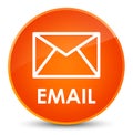 Email elegant orange round button