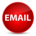 Email elegant red round button