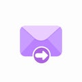 Email envelope forward mail message icon