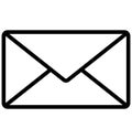 Email, envelope Isolated Vector Icon That can be very easily edit or modified. Royalty Free Stock Photo