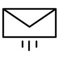 Email, envelope   Isolated Vector icon which can easily modify or edit Royalty Free Stock Photo