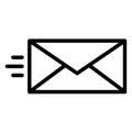 Email, envelope   Isolated Vector icon which can easily modify or edit Royalty Free Stock Photo
