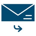 Email, envelope   Isolated Vector icon which can easily modify or edit Royalty Free Stock Photo