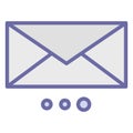 Email, envelope   Isolated Vector icon which can easily modify or edit Royalty Free Stock Photo