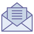 Email, envelope   Isolated Vector icon which can easily modify or edit Royalty Free Stock Photo