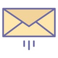 Email, envelope   Isolated Vector icon which can easily modify or edit Royalty Free Stock Photo