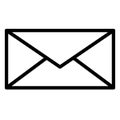 Email, envelope   Isolated Vector icon which can easily modify or edit Royalty Free Stock Photo