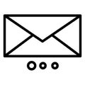 Email, envelope Isolated Vector icon which can easily modify or edit