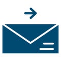 Email, envelope   Isolated Vector icon which can easily modify or edit Royalty Free Stock Photo