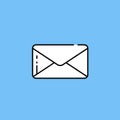 Email envelope line icon