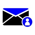 Email envelope mail message personal user icon