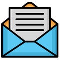 Email, envelope Vector Icon which can easily modify Royalty Free Stock Photo