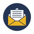 Email, envelope Vector Icon which can easily modify Royalty Free Stock Photo