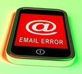 Email Fail Error Send Trouble 3d Rendering