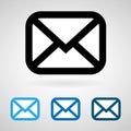 Email icon great for any use. Vector EPS10. Royalty Free Stock Photo