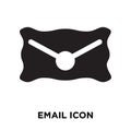 Email icon vector isolated on white background, logo concept of Royalty Free Stock Photo