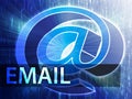 Email illustration Royalty Free Stock Photo