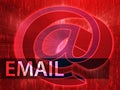 Email illustration Royalty Free Stock Photo