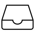 Email, inbox   Isolated Vector icon which can easily modify or edit Royalty Free Stock Photo