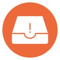 Email, inbox   Isolated Vector icon which can easily modify or edit Royalty Free Stock Photo