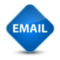 Email elegant blue diamond button