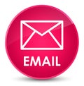 Email elegant pink round button