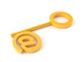 Email key Royalty Free Stock Photo