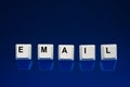 Email keys Royalty Free Stock Photo