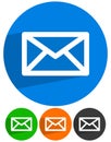 Email, letter, envelope symbols. communication, contact, support