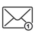 Email line icon