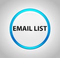 Email List Round Blue Push Button