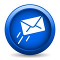 Email / mail icon button Royalty Free Stock Photo