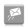 Email / mail icon button Royalty Free Stock Photo