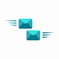 Email mail send sent icon Royalty Free Stock Photo