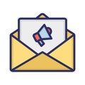 Email marketing fully editable vector icons