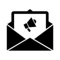 Email marketing fully editable vector icons Royalty Free Stock Photo