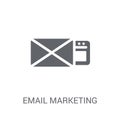 Email Marketing icon. Trendy Email Marketing logo concept on white background from Technology collection Royalty Free Stock Photo