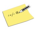 Email me illustration Royalty Free Stock Photo