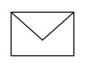 Email message communication correspondence envelope Royalty Free Stock Photo