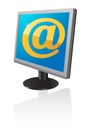 Email in monitor