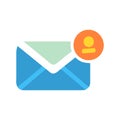 Email Notification Icon for Updates Royalty Free Stock Photo