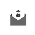 email, offer icon icon. Element of marketing icon for mobile concept and web apps. Detailed email, offer icon can be used for web Royalty Free Stock Photo