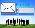 Email Online Messaging Social Media Internet Concept Royalty Free Stock Photo