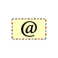 Email open, open email, read email icon or logo