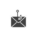 Email phishing vector icon